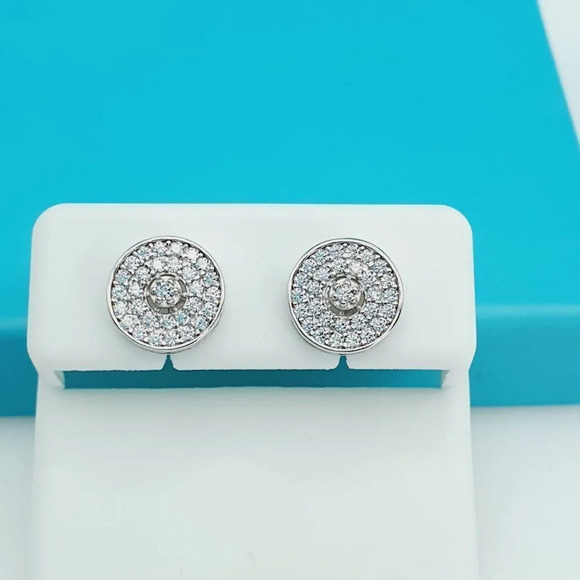 "925 Sterling Silver CZ Beautiful Earrings for Women, 1USPAR4166 - Picture 3 of 11